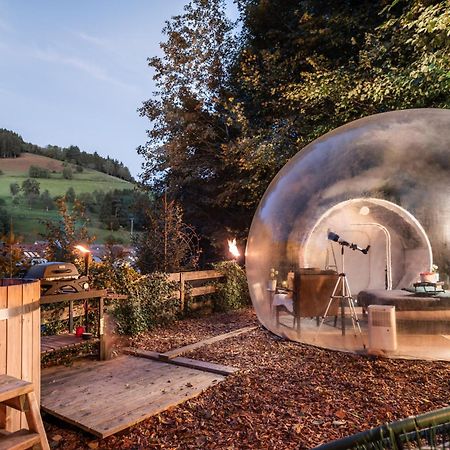 Living Timeless- Bubble Tent Elzach Inklusive Hot Tube Badefass- Schlafen Unterm Sternenhimmel Eksteriør bilde