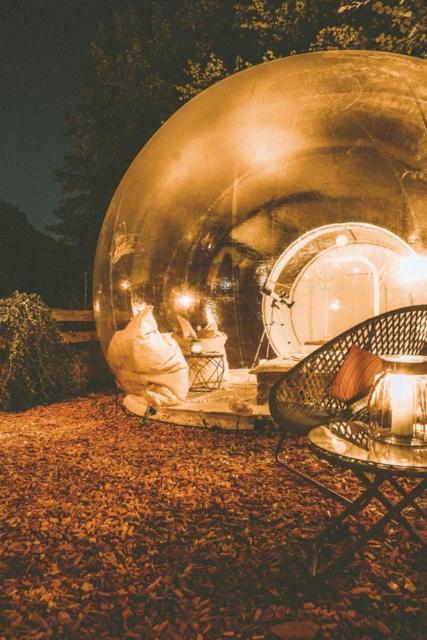 Living Timeless- Bubble Tent Elzach Inklusive Hot Tube Badefass- Schlafen Unterm Sternenhimmel Eksteriør bilde