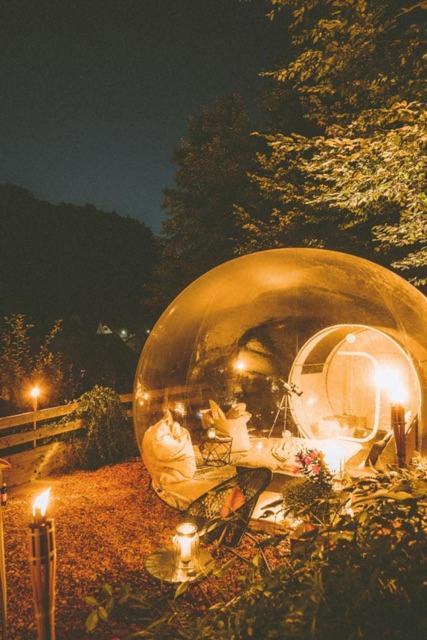 Living Timeless- Bubble Tent Elzach Inklusive Hot Tube Badefass- Schlafen Unterm Sternenhimmel Eksteriør bilde