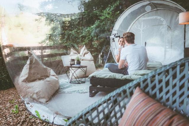 Living Timeless- Bubble Tent Elzach Inklusive Hot Tube Badefass- Schlafen Unterm Sternenhimmel Eksteriør bilde