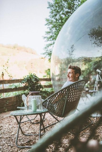 Living Timeless- Bubble Tent Elzach Inklusive Hot Tube Badefass- Schlafen Unterm Sternenhimmel Eksteriør bilde