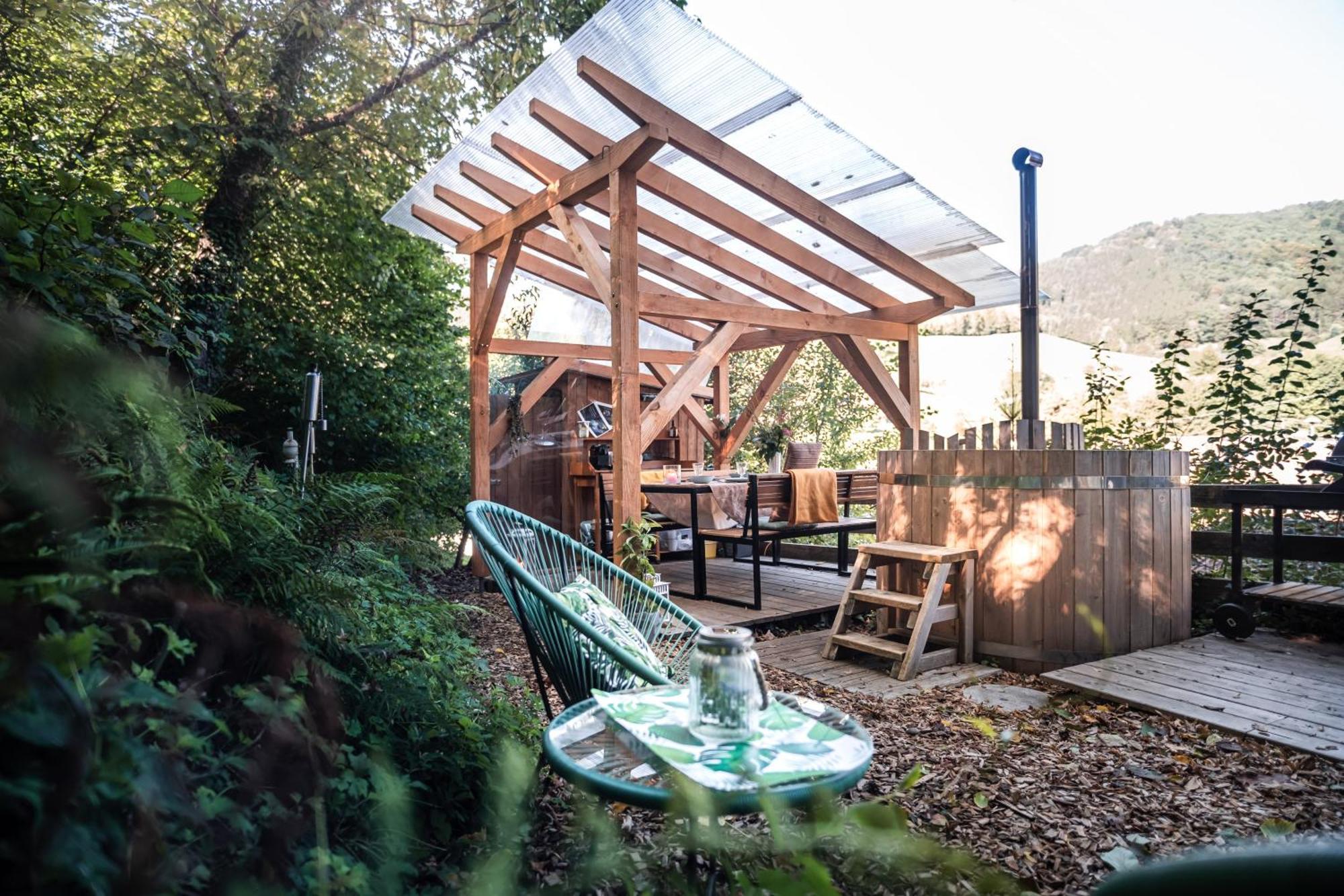 Living Timeless- Bubble Tent Elzach Inklusive Hot Tube Badefass- Schlafen Unterm Sternenhimmel Eksteriør bilde